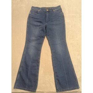 Wrangler Leon Bridges Jeans Mens 32x32 Blue Bootcut Stretch Denim Medium Wash